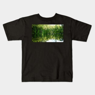 Grass Reflecting in the Water Kids T-Shirt